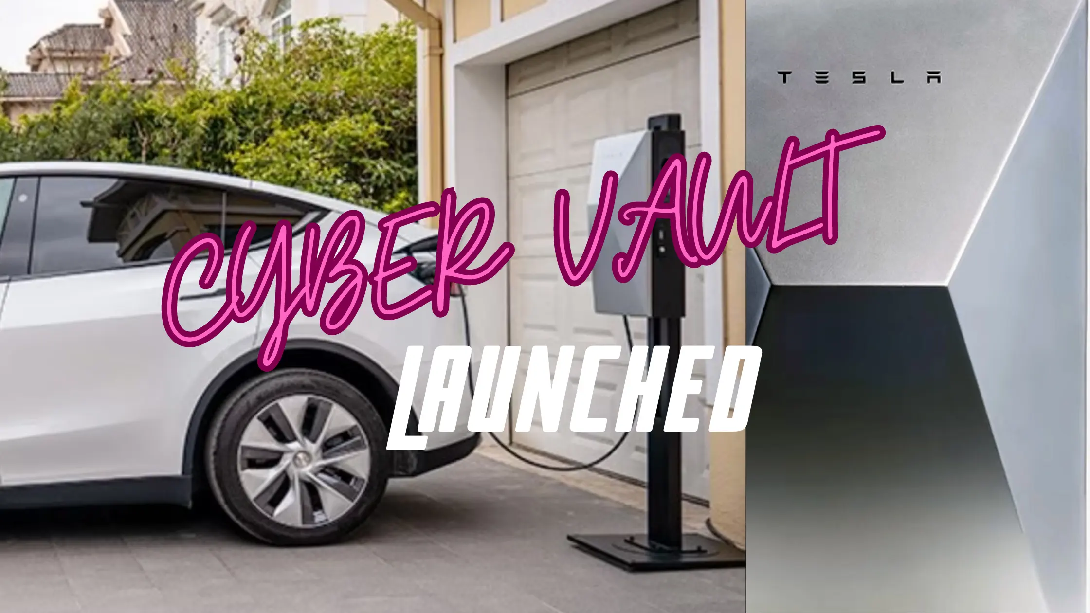 You are currently viewing Tesla Launched Cyber Truck Look-Alike Home Charging Point