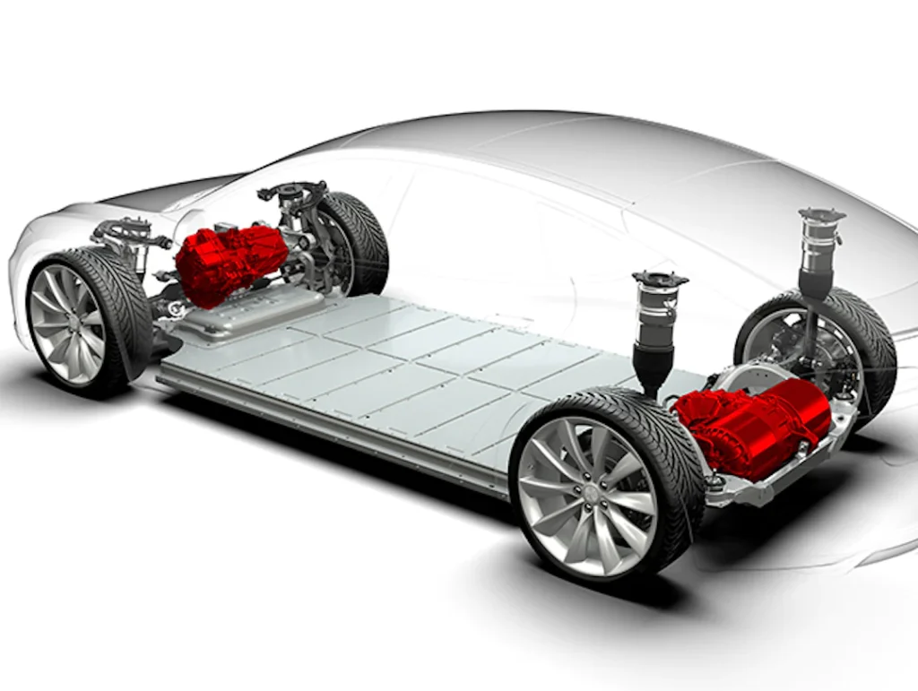Components used in electric vehicles