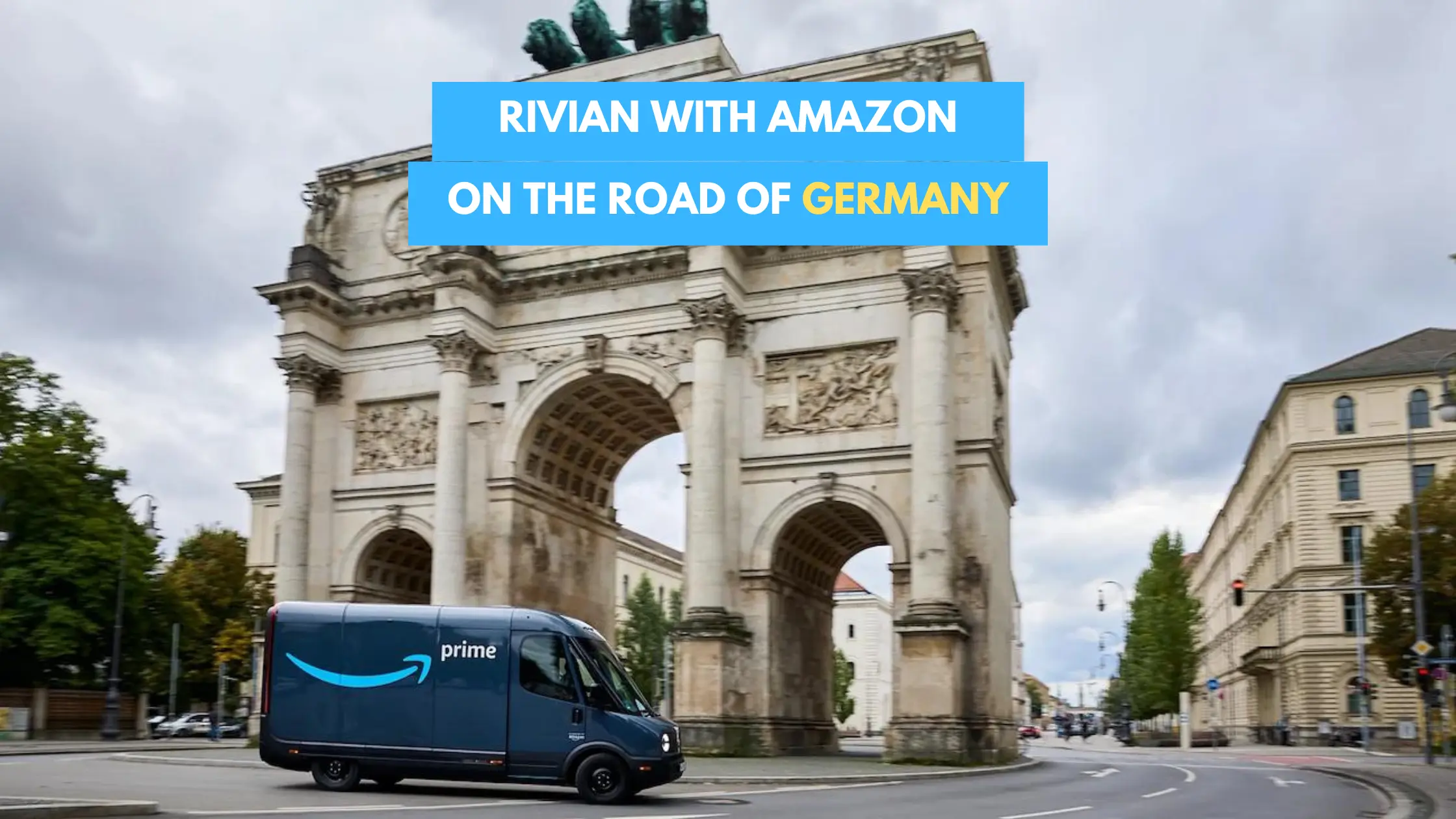 You are currently viewing Amazon Partners with Rivian for Running on Europe Land